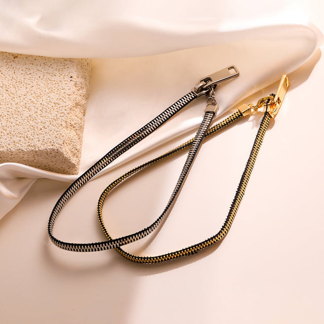 Minimalist Geometric Pendant Necklace for Women with Titanium Steel Chain and 18K Gold Plating