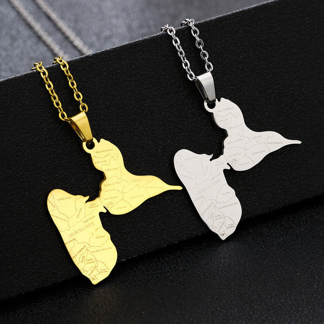 Casual Geometric Stainless Steel Pendant Necklace with Vacuum Plated Finish for Unisex Daily Wear