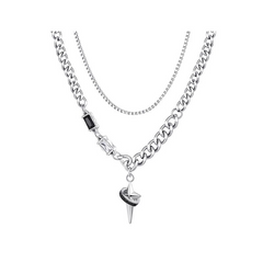 Layered Star Pendant Necklace wholesale jewelry image 5