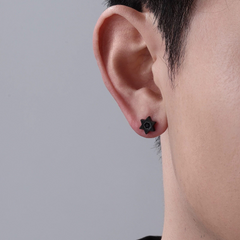 Black Star Stud Earrings wholesale jewelry image 3