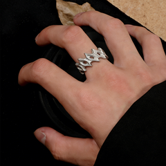 Dragon Spine Textured Ring wholesale jewelry image 1