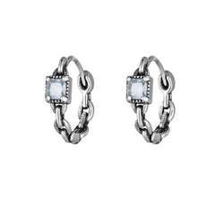Sculptural Hoop Earrings wholesale jewelry image 5