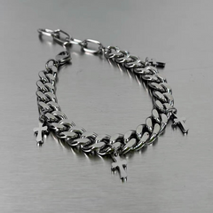 Vintage Cross Cuban Bracelet wholesale jewelry image 5