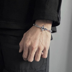 Melted Cross Chain Bracelet wholesale jewelry image 2