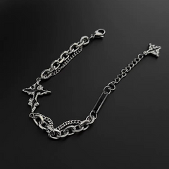 Melted Cross Chain Bracelet wholesale jewelry image 5
