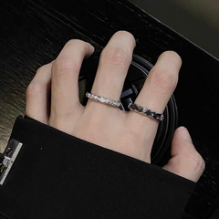Black Zircon Open Ring wholesale jewelry image 2