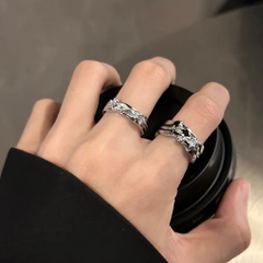 Black Punk Open Ring wholesale jewelry image 3