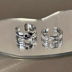 Black Punk Open Ring wholesale jewelry image 5
