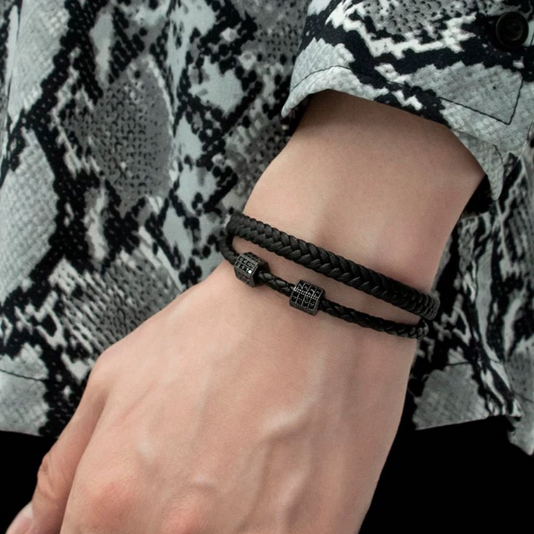 Black Braided Bracelet wholesale jewelry image 1