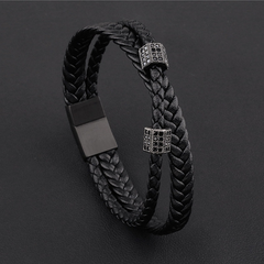 Black Braided Bracelet wholesale jewelry image 3