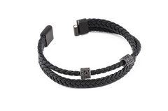 Black Braided Bracelet wholesale jewelry image 4