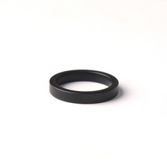 Black Minimal Band Ring wholesale jewelry image 1
