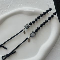 Black Obsidian Beaded Bracelet wholesale jewelry image 4