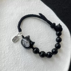 Black Obsidian Beaded Bracelet wholesale jewelry image 5