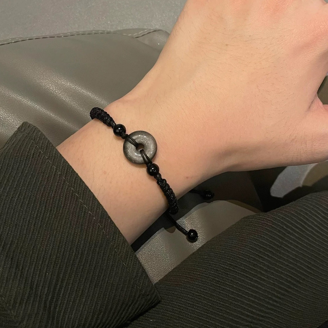 Peace Buckle Braided Bracelet wholesale jewelry image 1