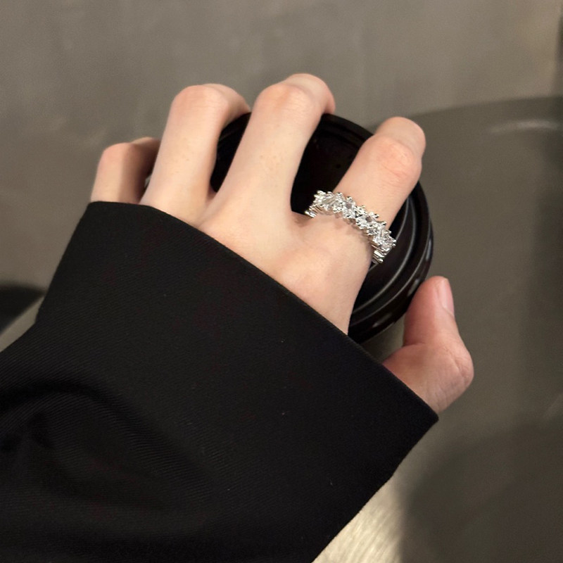 Minimal Zircon Open Ring wholesale jewelry image 1