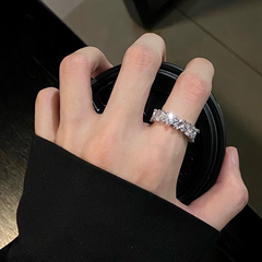 Minimal Zircon Open Ring wholesale jewelry image 2