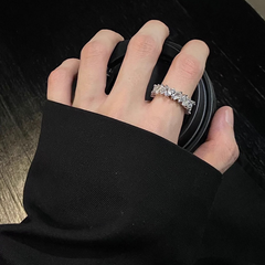 Minimal Zircon Open Ring wholesale jewelry image 3