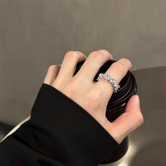 Minimal Zircon Open Ring wholesale jewelry image 4