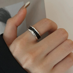 Black Open Ring — Style 5690 wholesale jewelry image 1