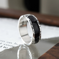 Black Open Ring — Style 5690 wholesale jewelry image 3