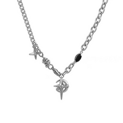 Black Short Necklace — Style 7149 wholesale jewelry image 4
