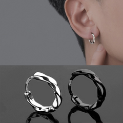 Mobius Hoop Earrings wholesale jewelry image 1