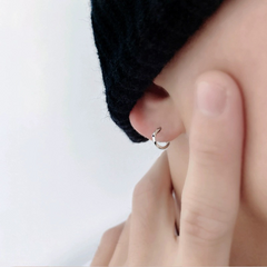 Mobius Hoop Earrings wholesale jewelry image 2