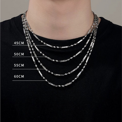 Mobius Link Chain Necklace clean wholesale jewelry replacement 1