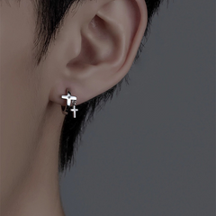 Cross Hoop Earrings wholesale jewelry image 1