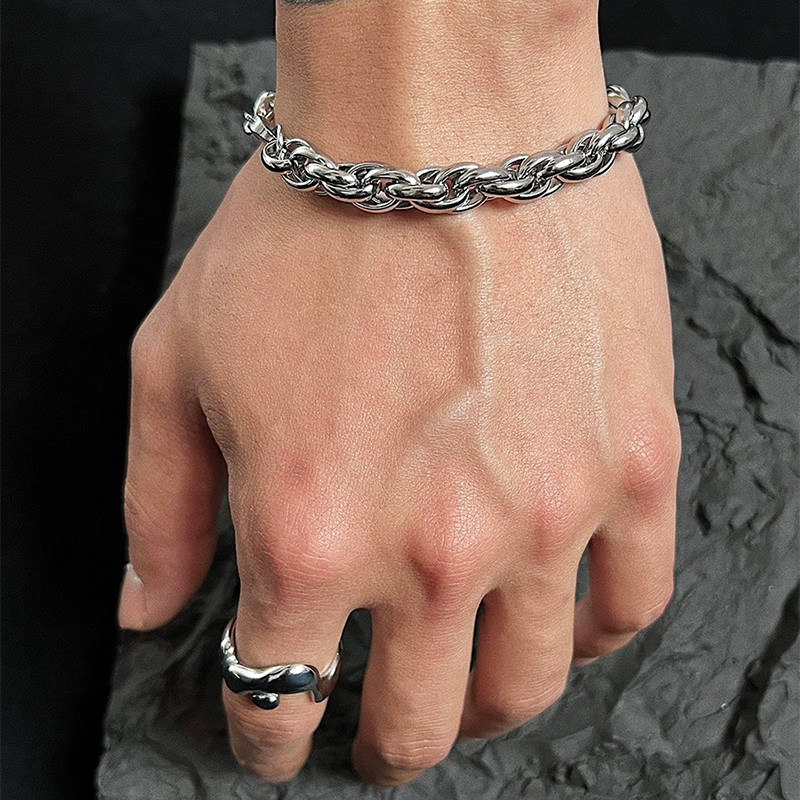 Sculptural Chain Bracelet wholesale jewelry image 1