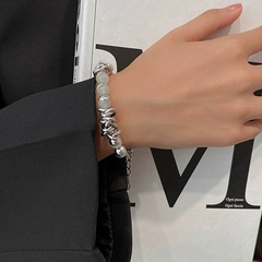 Minimal Cat Eye Beaded Bracelet wholesale jewelry image 2