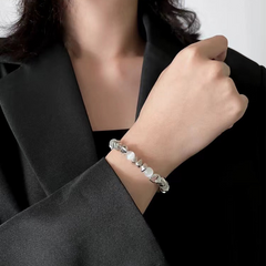Minimal Cat Eye Beaded Bracelet wholesale jewelry image 3