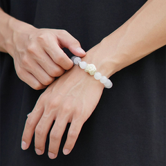 Black Obsidian Beaded Bracelet — Style 5117 wholesale jewelry image 4