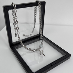 Zircon Short Necklace — Style 7512 wholesale jewelry image 3