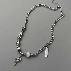 Zircon Short Necklace — Style 7512 wholesale jewelry image 4