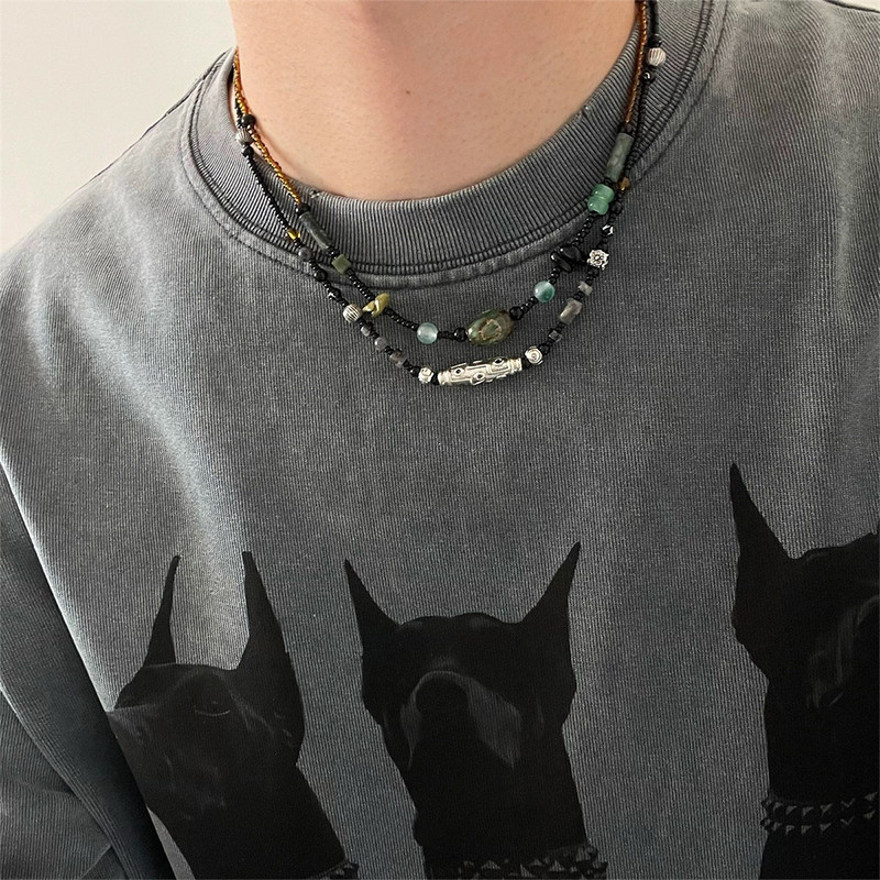 Minimal Beaded Necklace wholesale jewelry image 1