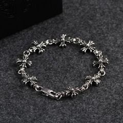 Punk Cross Chain Bracelet wholesale jewelry image 1
