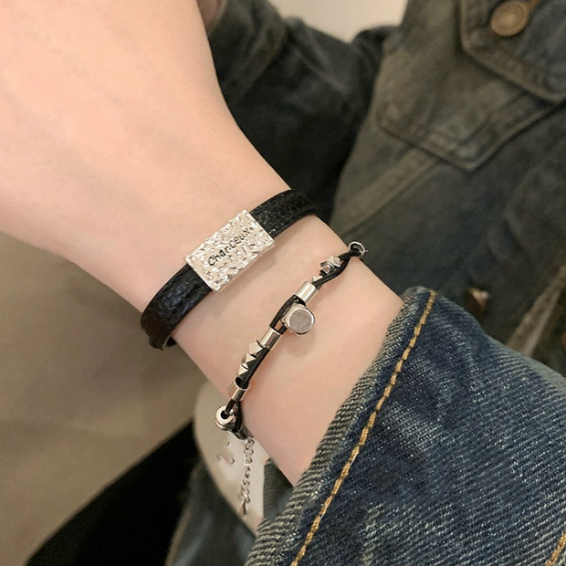 Black Beaded Bracelet wholesale jewelry image 1