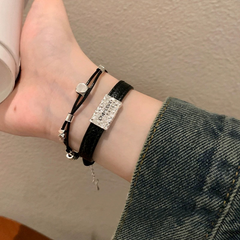 Black Beaded Bracelet wholesale jewelry image 2