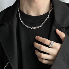 Sculptural Short Necklace — Style 2795 wholesale jewelry image 4