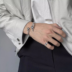Minimal Zircon Cuff Bracelet wholesale jewelry image 3