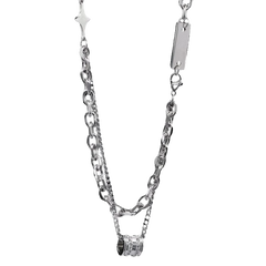 Zircon Layered Necklace wholesale jewelry image 5