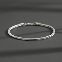 Minimal Snake Braided Bracelet wholesale jewelry image 5
