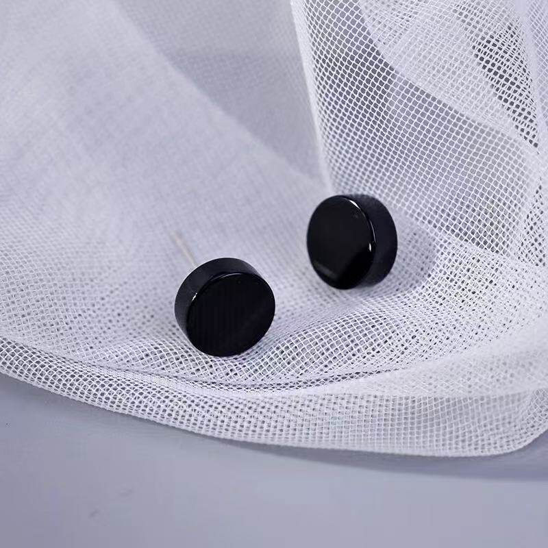Black Agate Stud Earrings wholesale jewelry image 3