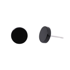 Black Agate Stud Earrings wholesale jewelry image 4