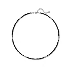 Black Agate Beaded Necklace wholesale jewelry image 5