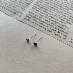 Black Minimal Stud Earrings wholesale jewelry image 4