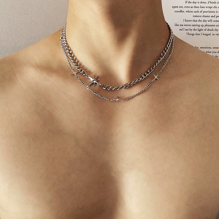 Sculptural Short Necklace wholesale jewelry image 1