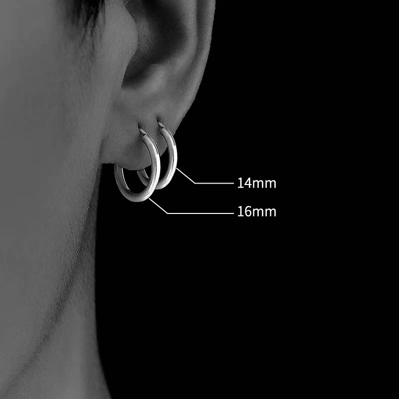 Minimal Hoop Earrings — Style 9523 wholesale jewelry image 1
